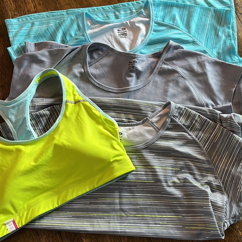Champion Exercise Tops XXL four, NWOT
A12